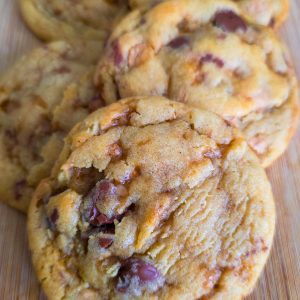 Toffee Chocolate PB Cookies
