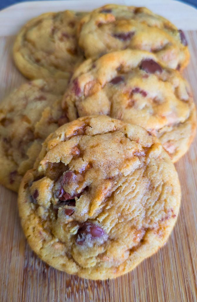 Toffee Chocolate PB Cookies